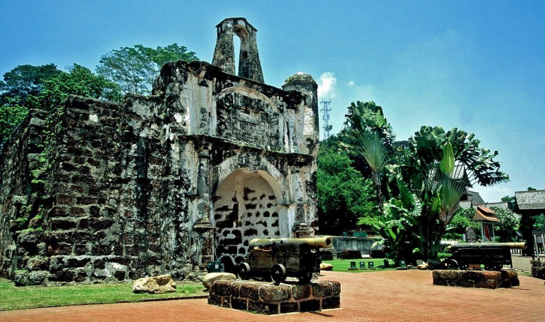 A Famosa Fortress, in Malacca