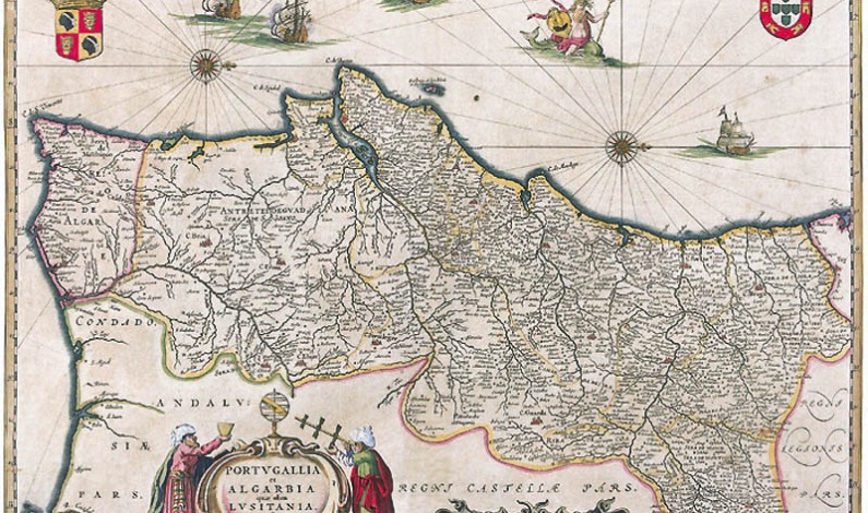 Map of Portugal from 1647